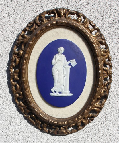 Wedgwood jasper plaque - jasper,
