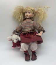 Bambola In Fine Porcellana Con