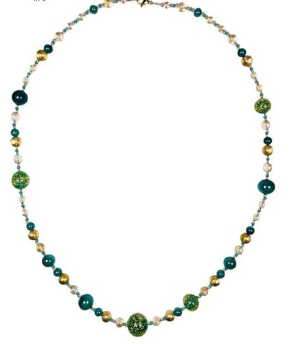 Collana lunga antica - lunga, murrina