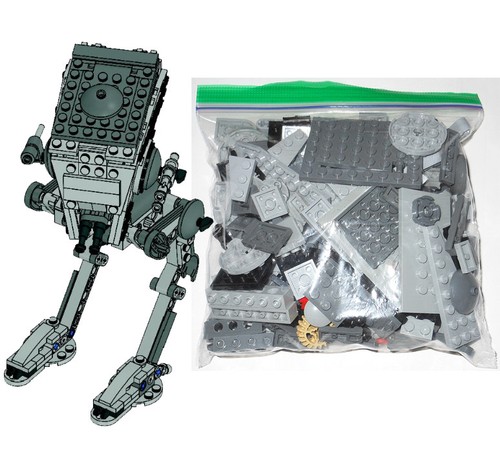 Lego 8038 solo - at-st,