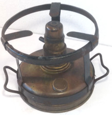 ANTICO BRUCIATORE A PETROLIO O OLIO- Etna-IN OTTONE E FERRO-D'EPOCA-USATO
