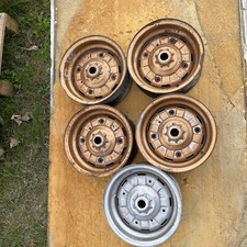 5 CERCHI Fergat in acciaio 4,5 x 12 pollici  Fiat 500 - 126 - 1° serie cerchio