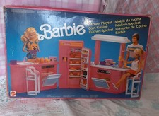 BARBIE KITCHEN PLAYSET MOBILI DA CUCINA 1990 VINTAGE ANNI 90 MATTEL 
