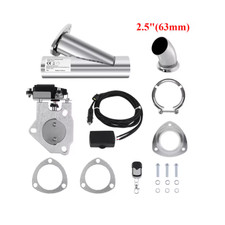 Valvola di scarico Bypass Sound auto da  63 mm 2.5" + telecomando