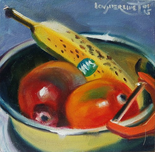 Quadro olio natura morta