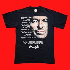 Vasco Rossi Liberi Liberi 2000 Y2k Vintage T Shirt Size S Rock Blasco
