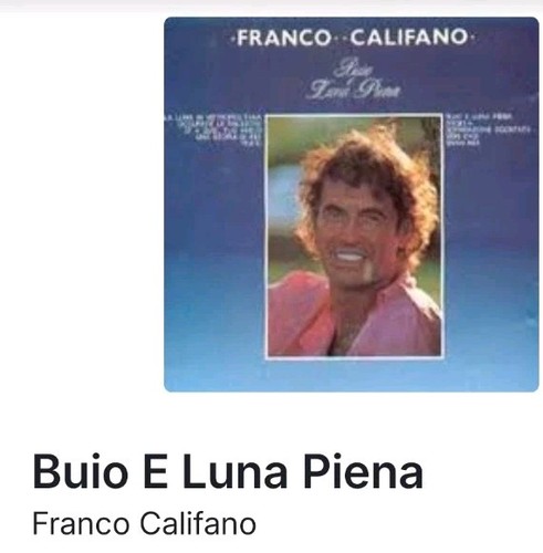 Franco califano buio e luna - -,