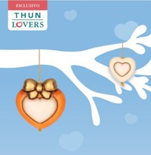 "THUN LOVERS" lotto 2 dolcissimi Cuoricini ceramica 🧡🤍 NUOVI ed. Limitata !!!