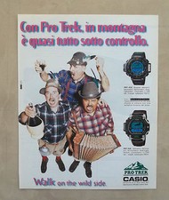 E614 - Advertising Pubblicità -1997- CASIO PRO TREK OROLOGIO