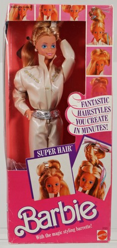 Bambola barbie super hair - barbie,