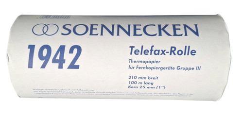 Rotolo fax soennecken 1942 - fax,