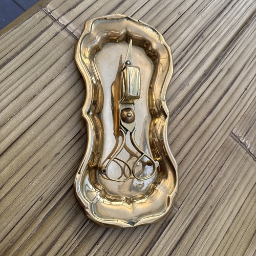 Antique brass scissor - brass,