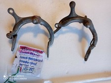 COPPIA FRENI SUPER RAPIDI VINTAGE ACCIAIO ZINCATO