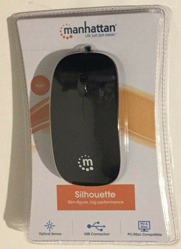 Mouse ottico usb nero - , sottile