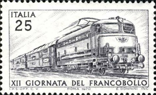 Francobollo italia 1970 12ª - italia,