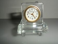 SWAROVSKI Crystal PIANOFORTE  CON OROLOGIO OGGETTO DA COLLEZIONE 