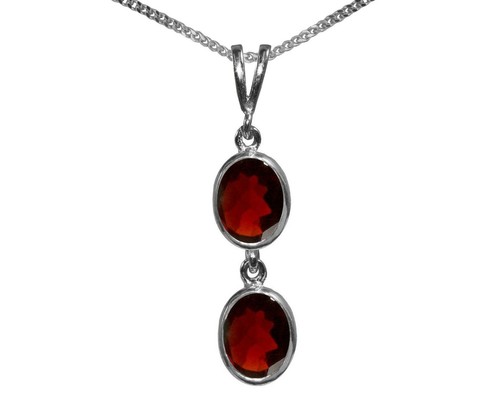Argento sterling granato - argento,