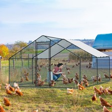 Pollaio grande in metallo