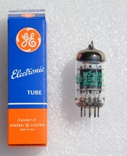 General Electric GE 12AU7WA - ECC82 - JG-6189 NOS (New Old Stock) - Fully tested
