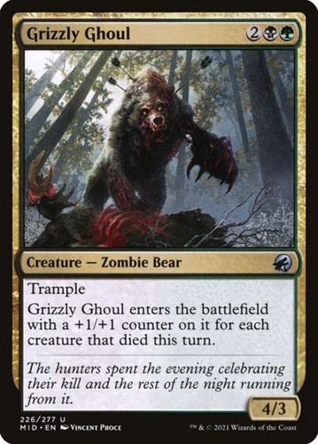Grizzly ghoul - grizzly, (226)