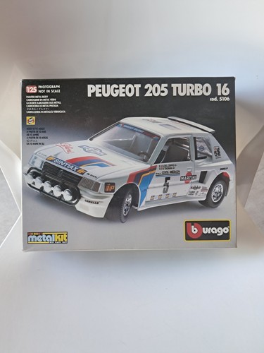 Bburago peugeot 205 t16 - bburago,