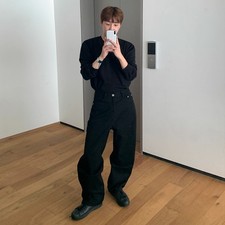 Jeans casual gamba dritta uomo