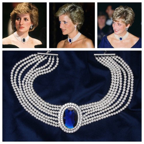 Collana choker con perle - collana,