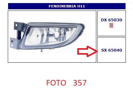 65040 faro fendinebbia fog - 65040,