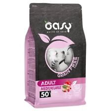 Oasy Per Cani GRAIN FREE  ADULT MEDIUM/LARGE MAIALE 12 Kg