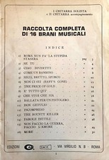 Raccolta completa di 16 Brani Musicali, Chitarra Solista e Accompagnatoria - CAM