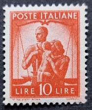 ITALIA REPUBBLICA 1947 MNH 10