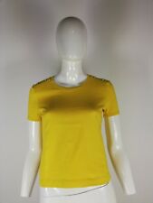ZARA MAGLIETTA MAGLIA T- SHIRT DONNA TAGLIA S COLORE GIALLO 