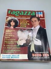 RAGAZZA IN N°16 1980 RENATO ZERO BERTE’ DAVID ZED COPERTINA POSTER 