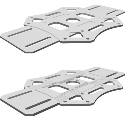 Piastra superiore per dji - piastra,