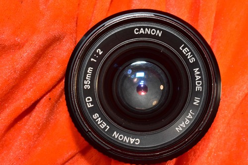 Canon lens f 35mm - lens, fd