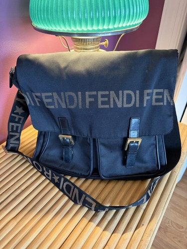 Fendi vintage messenger bag - vintage,