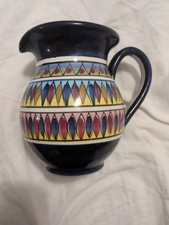 Brocca Blu  Ceramica *Avallone- Vietri" Costiera Amalfitana .Originale. Vintage