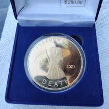 MONETA EDIZIONE LIMITATA LIBERTA' FINO ALLA MORTE 2021 