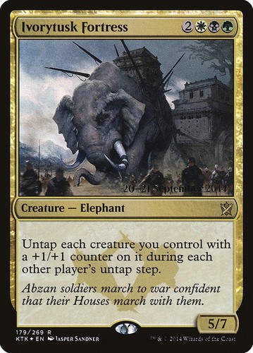 Mtg ivorytusk fortress foil - mtg,