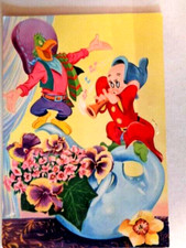WALT DISNEY 1962 CARTOLINA Fto grande COLORE Non viaggiata