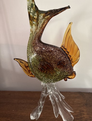 Vintage murano glass fish - murano,