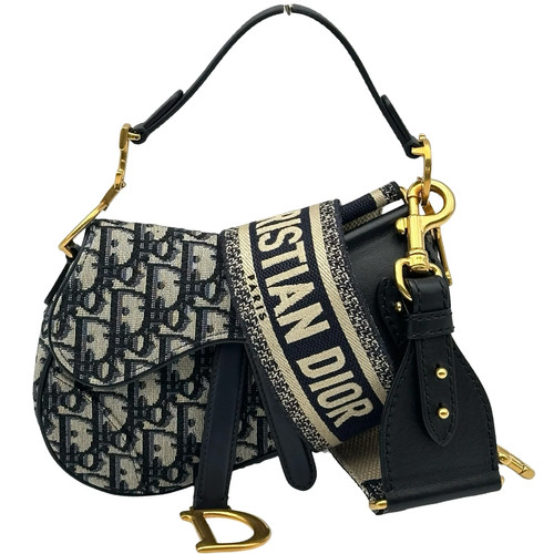 Dior saddle navy canvas - dior,