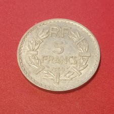 Francia Moneta 5 Franchi 1950