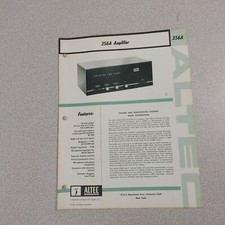 Scheda tecnica Altec 356A