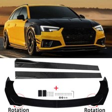 PER Audi A3 A4 A5 A6 AVANT SPOILER SOTTO PARAURTI ANTERIORE +MINIGONNE LATERALI