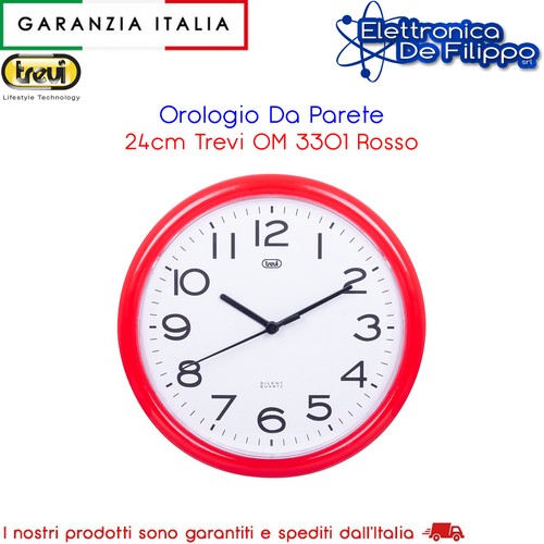 Orologio parete 24cm trevi - da,