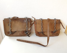 2 borse a tracolla in pelle borsa a tracolla bici bicicletta esercito svizzero militare