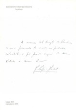 1974 BRESCIA Francesco CARPANI GLISENTI Associazione Industriale *AUTOGRAFO