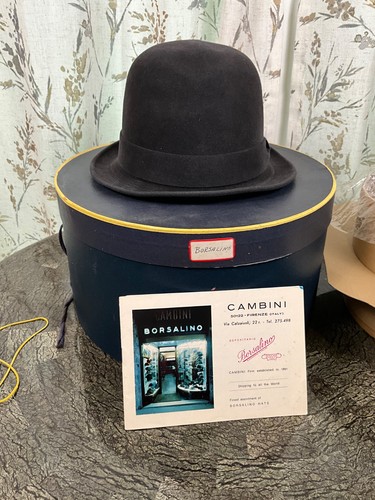Cappello bowler derby castoro - cappello,