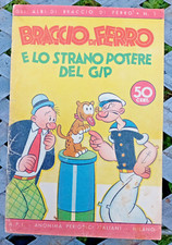 ALBI DI BRACCIO DI FERRO Num. 1 - LO STRANO POTERE DEL GIP - originale API  1939